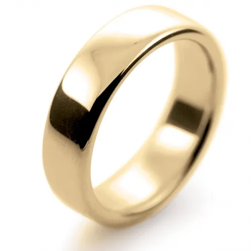 Soft Court Very Heavy - 6mm (SCH6Y) Yellow Gold Wedding Ring